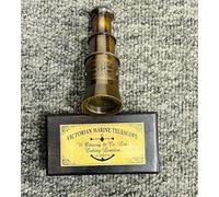 Telescope Nautical Antique Brass Victorian Spyglass Vintage Maritime 6 Inch