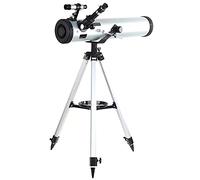 Telescope Outdoor Astronomical Telescope Performance 700-76 Reflector Astronomical Telescope with Azimut Mounted Adjustable Aluminum Stand for Kids Beginners Warm as ever