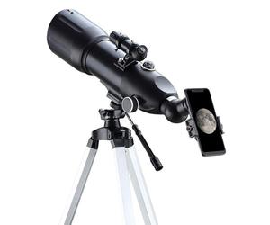 Telescope Professional Astronomical Telescope 80mm Refractor with Adjustable Tripod && Finder Scope Portable Travel Portable Travel