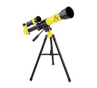 Telescope Professional Astronomy Telescope With Tripod For Beginners 20X ~ 40X, HD Portable Portable Travel(Yellow)