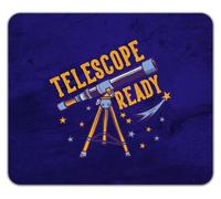 Telescope Ready Astronomy Space Universe Planets Mouse Mat Pad 24cm x 19cm