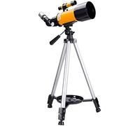 Telescope Refractor Telescope,Telescope for KidsBeginners,70mm Aperture 400mm Astronomical Telescope,Portable Travel Telescope for Adult with Backpack,Best for Children Telescope (Blue Package D)