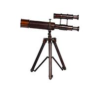 Telescope Retro Tele Single Tube Home Decoration Ornaments Bracket Type Adjustable High-Grade Ornaments Tele for High-End Gift Gifts Home Study Decorations Binoculars