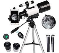 Telescope s For Kids Beginners And Astronomy, Portable Astronomical Telescopes, 300 Mm Hd Monocular Space Telescope(15X-150X), Bluetooth Control Spotting Scope, With Finder Scope And Tripod