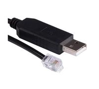 Telescope Serial RS232 Control Cable USB to RJ9 4P4C Converter Adapter Cable Fit For zeq25 ieq45 smarteq pro ieq30 (Size : 1M, Color : Svart)
