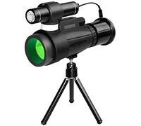 Telescope Spotting Scope Telescope,Monocular 12X50 High Power Life Waterproof Monocular Compact With Night Vision Portable Bak4 Prism Fmc Lens Monocular With Smartphone Adapter And Tripod little