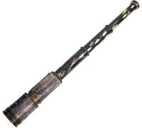 Telescope Spyglass Replica with Grey Leather Case Sailor Ship Monocular Vintage Decor for Gifting, Travellers, Dolland London,