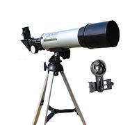 Telescope Telescope for Adults Beginners Kids,50Mm Aperture 360Mm Asonomical Refractor Telescopeprism Lens Telescope for with Smartphadapter and for Ob Moon Telescope