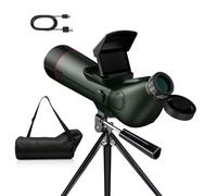 Telescope, Telescope for Adults High Powered, Professional Refractor Auto-Focus Smart Digital Electronic Telescopes with 4K Astrophotography Camera, Dual Screens Spotter, Carry Bag and 32G Card
