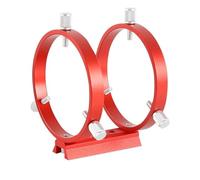 Telescope Telescope Guide Dovetail 90mm Plate Base Red 68/80/90/102mm Hoop Ring Focus Finder Scope Astronomy Accessory(Hoop 90mm)