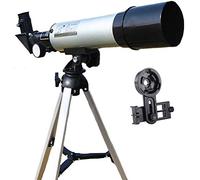 telescope Telescope Telescopes for Adult 50mm Aperture 360mm Astronomical Refractor Telescope Prism Lens Telescope for Astronomy with Phone Adapter and Tripod for Observ