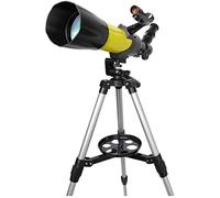 telescope Telescope Telescopes for Adult 70mm Aperture Astronomical Refractor Telescope Prism Lens Telescope for Astronomy with Backpack and Tripod Observe Moon and Planet Warm as ever