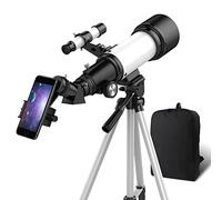 Telescope, Telescopes for Adults, 70mm Aperture 400mm AZ Mount, Telescope for Kids Beginners, Fully Multi-Coated Optics, Astronomy Refractor with Tripod, Phone Adapter, Backpack