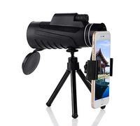 Telescope Telescopes Hunting 40X60 Phone Monocular Telescope Mobile Video Binoculars Field Glasses Great Handheld Telescope HD Professional Scope(A) Telescope