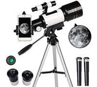 Telescope Telescopes Portable Monocular Astronomy for Beginners and Kids with Adjustable Tripod Smartphone Adapter Moon Filter Travel,Viewing
