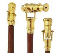 Telescope walking Stick Folding Spyglass Brass Cane Telescope with Indian Rosewood Stick