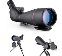 Telescope Waterproof Monocular Refractor HD with Tripod for Archery, Angled Scope for Children Adult Beginners Sightseeing/Stargazing/Camping