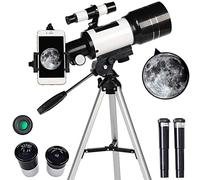 Telescopes for Adults,70mm Aperture and 700mm Focal Length Professional Astronomy Refractor Telescope for Kids and Beginners -Smartphone Adapter (B)