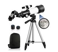 Telescopes for Adults ,Astronomy Beginners 70mm/400mm Kids Telescope Erect-Image Diagonal and Moon Filter Professional A