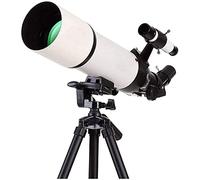 Telescopes For Astronomy Beginners,45 Degree Erect Zenith Mirror,80mm Large Diameter,5x24 Finder,Telescope For Kids With Backpack And Tripod (Package 2 A)
