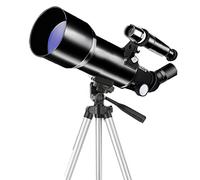 Telescopes for Astronomy Beginners,Reflector Telescope for Kids, Adjustable-Height Tripod,Astronomy Telescope Gifts for Students and Children,with Carrying Bag good (Black D)