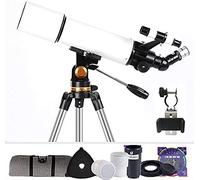 Telescopes for Kids Beginners 80Mm Astronomy Refractor Telescope Kids Astronomical Monoscope Beginner Sky Monocular Travel Spotting Scope Home Decor