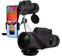 Telescopes Monocular Telescopeby, BAK4 Monocular Compact Telescope-High Power Prism Monocular Telescope-Zoom Monocular for Adults - 12x Magnification Zoom Lens TelescopeHigh