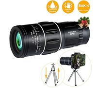 Telescopes, Telescope for Adults, 16x52 Bak4 Prism Monocular Waterproof Monocular Scope with Tripod for Bird Watching Hiking Fishing Outdoors for Adult Bird Watching Outdoor Binoculars