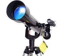 Telescopes Telescope for Adults Astronomy Beginners， 60mm Travel Refractor Telescope with Adjustable Tripod，Viewing Moon Telescope
