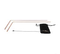 Telescopic 99 9 Copper Dowsing Rods and Pendulum for Divination, Lost Object Recovery, Mineral Location, Water Search and Energy Therapy