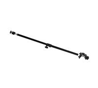 Telescopic Adjustable Desk Mount Stand 360 Degree Rotation for Live Selfies Fill Light with 1/4 Inch Ball Head and Multifunctional Fixing Clip, Detachable Design