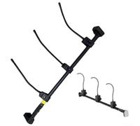 Telescopic Adjustable Plant Holder for Holiday Use, Rust Resistant Steel Hanging Bracket Fold Flat for Compact Storage Suitable for Indoor and Outdoor Displays (80-100 cm)