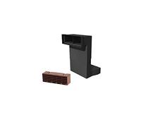 Telescopic Adjustable Underfloor Cavity Vent with Air Brick Ventilator Airbrick (Terracotta Air Brick)