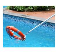 Telescopic Aluminium Alloy Safety Hook - Non-Slip Handle for High Visibility Emergency Lifesaving, Ideal for Water Parks and Pools
