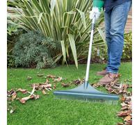 Telescopic Artificial Grass Astro Lawn Rake - Soft Nylon Bristles Cleaning Brush, Extends From 78Cm-130Cm