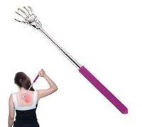 Telescopic Back Scratcher,Extendable Stainless Steel Hand Shaped Back Scratchers - Massage Tools, Portable Travel Backscratchers for Men Women