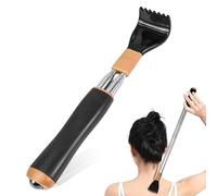 Telescopic Back Scratcher, Extendable, Stainless Steel, Portable Back Scratcher, Back Scraper, Relieving Back Massage, Scratching Hand, Wide Claw Design, Scratching Hand, Ideal Gifts for Men and Women