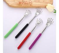 Telescopic Back Scratcher Set, 22.4 inch Metal Bear Claw Design, 4-Pack with Colored Handles