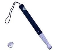Telescopic Blind Cane - Reflective Folding Walking Stick for Vision Impaired, Includes Nylon Bag and Optional Crutch Tip,