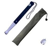 Telescopic Blind Cane,Titanium Alloy Folding Climber Cane,Optional Crutch Tip,for The Blind or Visually Impaire (B 118cm/46.5in)