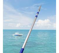 Telescopic Boat Hook 2-6 Meters | Heavy Duty Yet Lightweight Aluminum Marine Pole for Docking, Rescue, Mooring Lines & Pool Safety