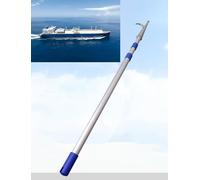 Telescopic Boat Hook 2-6 Meters, Heavy Duty Yet Lightweight Aluminum Pole for Marine Docking, Boat Rescue, Pool Safety & Mooring Lines
