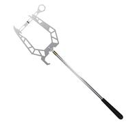 Telescopic Boat Hook - U-Type Docking & Mooring Tool | Adjustable Grabber for Pontoon, Canoe or Ship - Easy Line Threader, Rope Retriever and Park Accessory