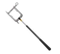 Telescopic Boat Hooks Dock Locking Ring Port Terminal Link U Shaped Threader Boat Hook Telescopic Tool for Grabbing Gear Bags