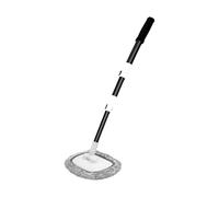 Telescopic Car Wash Brush - Extendable Cleaning Mop with 15° Curved Head | Lightweight Alloy Construction for Dusting Cars, Trucks, Boats & Window, Adjustable 50-110cm Reach, Easy to Use