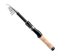 Telescopic Carbon Fiber Fishing Rod, High Resilience Casting Pole with Stainless Steel Guides, Lightweight Portable Travel Gear for Multi-Water