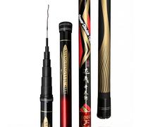 Telescopic Carbon Fishing Rod 8-15M Telescoping Pole Rods Portable polesLong Section Hit The Long Distance Big Fish