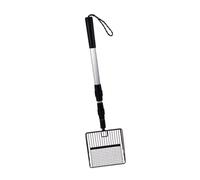 Telescopic Cat Waste Scoop with Adjustable Handle for Removing Debris Waste Sifted Shovel for Chicken Coop Garden Litter Sifter