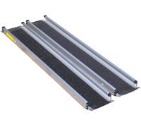 Telescopic Channel Ramps 7ft Compact Lightweight Durable Non Slip Grit Surface