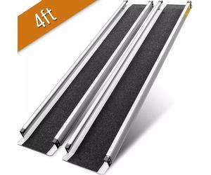 Telescopic Channel Ramps For Wheelchairs and Scooters inc Case 4ft 5ft 6ft 7ft